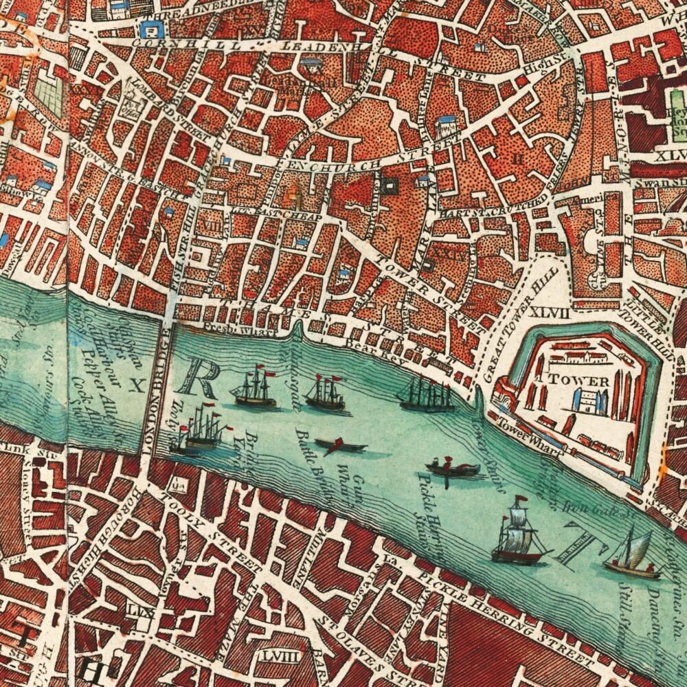 Old Map of London Map 1800 Vintage Map of London | Vintage Poster Wall Art Print | Wall Map Print | Old Map Print | Map Gift