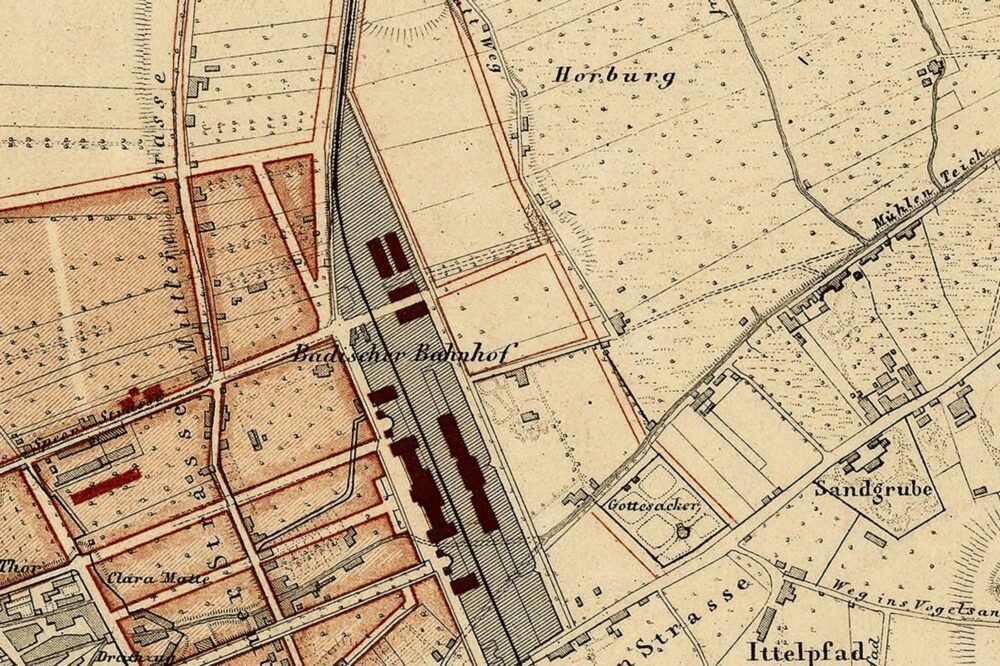 Old Map of Basel Basilea Switzerland Suisse 1860 Vintage Map | Vintage Poster Wall Art Print | Wall Map Print | Old Map Print | Map Gift