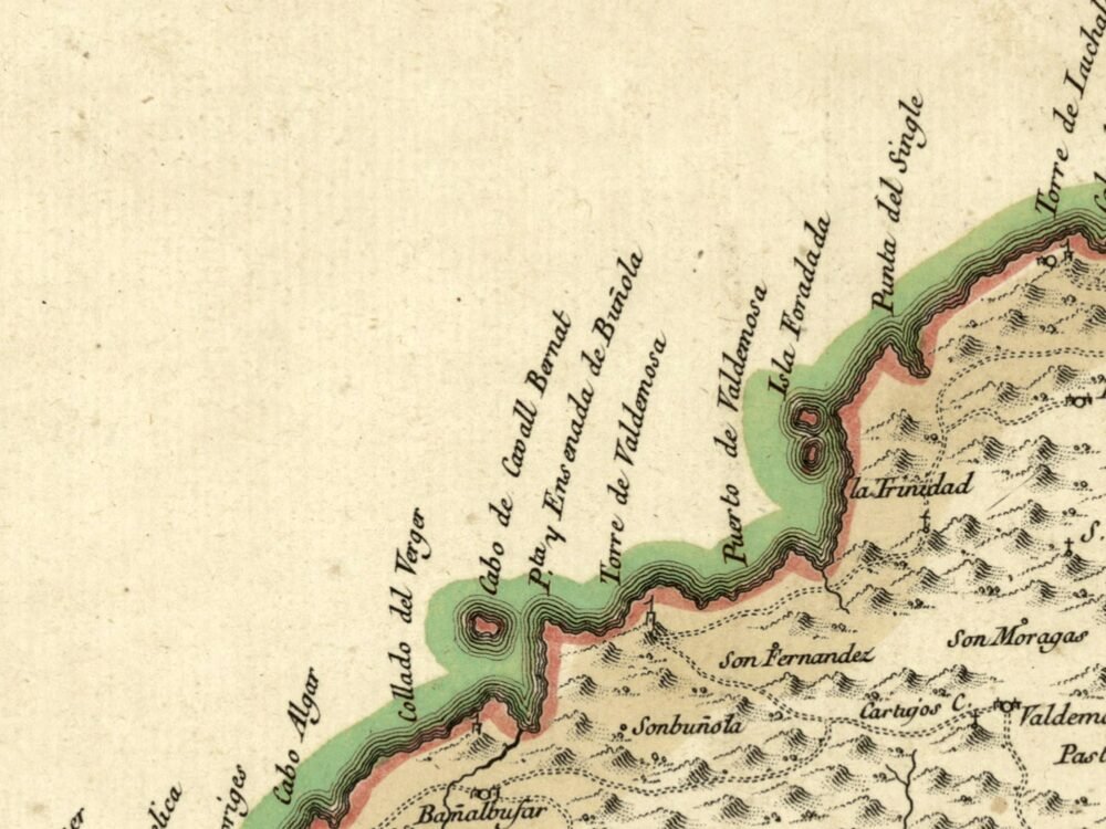 Old Map of Mallorca Island Spain 1773 Mapa Viejo de Mallorca | Vintage Poster Wall Art Print | Wall Map Print | Old Map Print | Map Gift