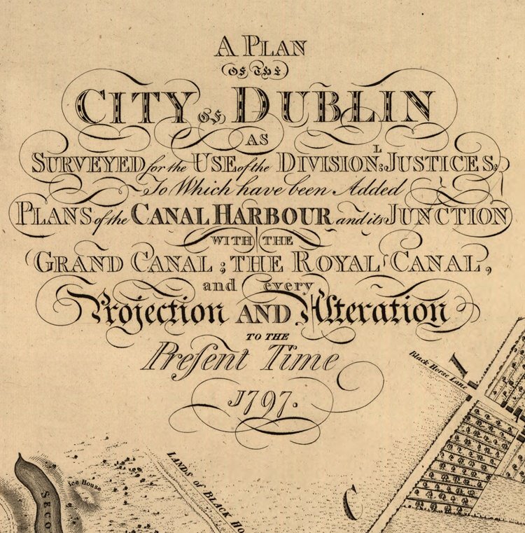 Old Map of Dublin Ireland 1797 Vintage Map | Vintage Poster Wall Art Print | Wall Map Print | Old Map Print | Map Gift | Anniversary gift