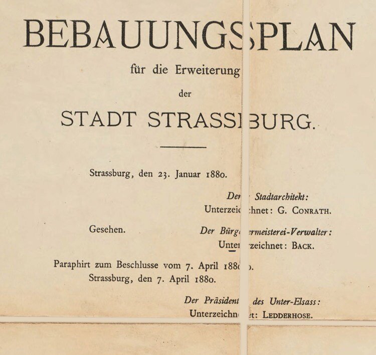 Old Map of Strasbourg Strassburg 1880 France Vintage Map | Vintage Poster Wall Art Print | Wall Map Print | Old Map Print | Map Gift