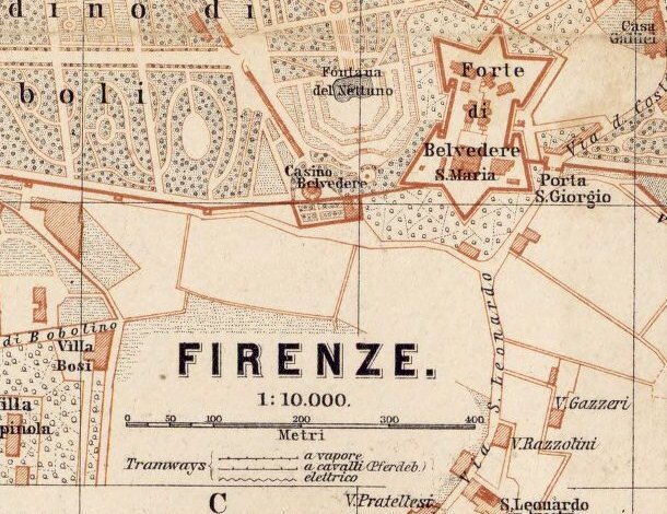 Old Map of Florence Firenze, City Plan Italia 1900 Vintage Map | Vintage Poster Wall Art Print | Wall Map Print | Old Map Print | Map Gift