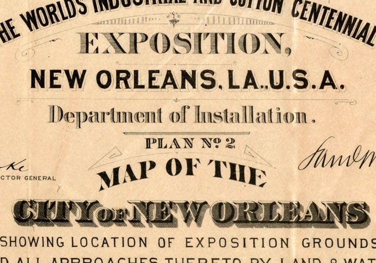 Old Map of New Orleans 1884 Vintage Map | Vintage Poster Wall Art Print | Wall Map Print | Old Map Print | Map Gift | Anniversary gift