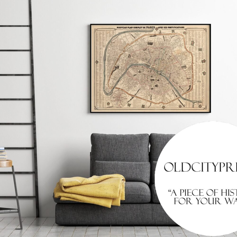 Old map Berkeley California 1880 Vintage Map | Vintage Poster Wall Art Print | Wall Map Print | Old Map Print | Map Gift | Anniversary gift