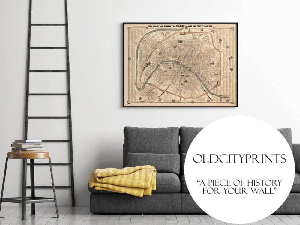 Old map Berkeley California 1880 Vintage Map | Vintage Poster Wall Art Print | Wall Map Print | Old Map Print | Map Gift | Anniversary gift