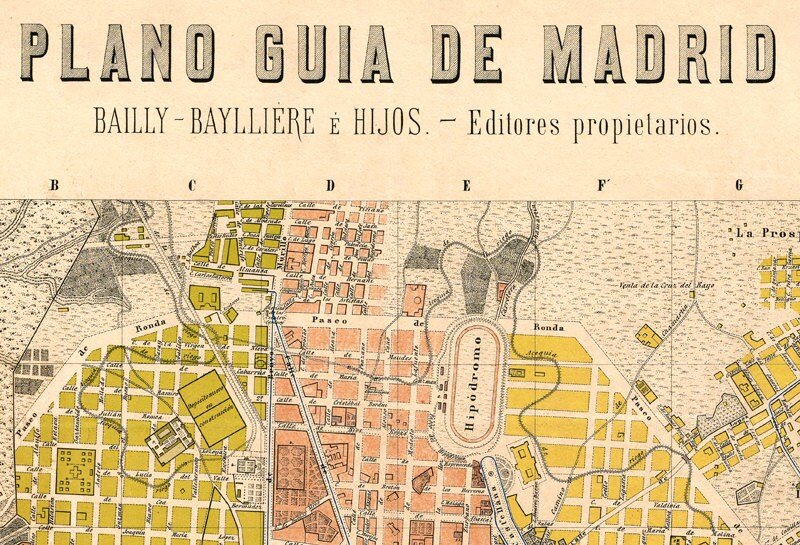 Old Map of Madrid 1905 Spain Espana Vintage Map | Vintage Poster Wall Art Print | Wall Map Print | Old Map Print | Map Gift