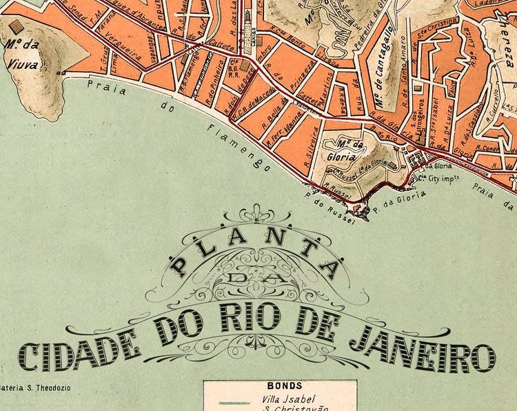 Old Map of Rio de Janeiro Brazil 1904 Vintage Map | Vintage Poster Wall Art Print | Wall Map Print | Old Map Print | Map Gift