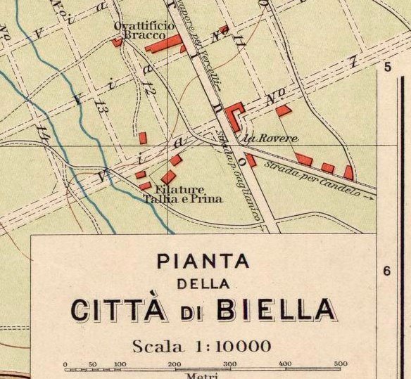 Old Map of Biella 1930 Italy Vintage Map | Vintage Poster Wall Art Print | Wall Map Print | Old Map Print | Map Gift | Anniversary gift